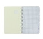 Répertoire Oxford Color Life 11x17cm petits carreaux 5mm 100 pages reliure spirale couverture carte coloris assortis