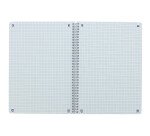 Cahier Oxford Color Life A4 petits carreaux 5mm 180 pages reliure spirale couverture carte coloris assortis