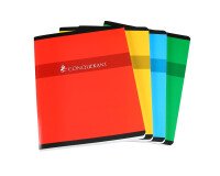 Saddle-stitched notebook Conquérant 24 x 32 cm large squares 192 pages