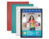 Protège-documents Oxford polyvision a4 120 vues / 60 pochettes couverture polypro opaque assorti