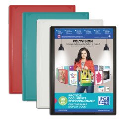 Protège-documents Oxford Polyvision A4 120 vues / 60 pochettes couverture polypro opaque assorti