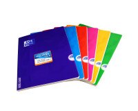 Cahier Oxford openflex 24x32cm grands carreaux seyès 140 pages agrafées couverture polypro coloris assortis