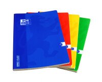 Cahier Oxford openflex a4 grands carreaux seyès 192 pages brochées couverture polypro coloris assortis