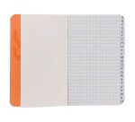 Répertoire Oxford openflex 9x14cm petits carreaux 5mm 96 pages agrafées couverture polypro coloris assortis