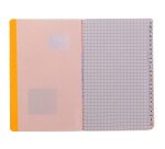 Répertoire Oxford OpenFlex 11x17cm petits carreaux 5mm 96 pages agrafées couverture polypro coloris assortis
