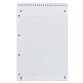 Bloc de bureau Oxford Lagoon 21 x 31,5 spirale grands carreaux - 80 feuilles