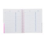 Répertoire Oxford lagoon 11x17cm 160 pages reliure spirale couverture polypro coloris assortis