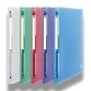 Classeur Oxford 2nd life a4 dos 20mm 4 anneaux ronds couverture polypro coloris assortis