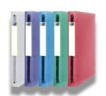 Classeur Oxford 2nd life a4xl dos 40mm 4 anneaux ronds couverture polypro coloris assortis