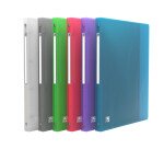Classeur Oxford hawaï a4 dos 20mm 4 anneaux ronds couverture polypro coloris assortis