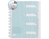 Protège-documents Oxford Variozip Hawaï A4 60 vues / 30 pochettes amovibles couverture polypro incolore