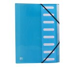 Trieur extensible Oxford hawaï a4 8 positions couverture polypro translucide coloris assortis