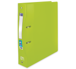 Classeur Oxford school life a4+ dos ergonomique 60mm 4 anneaux rond polypro translucide assorti