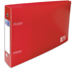 Classeur Oxford school life a5 format paysage dos30 2anneaux rond polypro translucide assorti