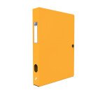 Boîte Oxford capacité standard memphis 24x32cm dos 40mm avec bouton pression couverture polypro coloris assortis style