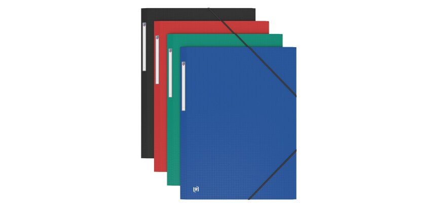 Chemise 3 rabats Oxford memphis a3 avec élastique couverture polypro coloris assortis