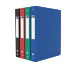 Classeur Oxford Memphis A4 dos 40mm 4 anneaux ronds couverture polypro