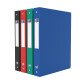 Classeur Oxford memphis a4 dos 40mm 4 anneaux ronds couverture polypro coloris assortis classique