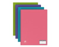 Protège-documents Oxford memphis a4 100 vues / 50 pochettes couverture polypro coloris assortis style