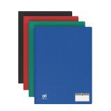 Protège-documents Oxford memphis a4 100 vues / 50 pochettes couverture polypro coloris assortis classiques