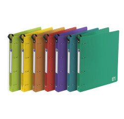 Classeur Oxford school life up a4+ dos30 4anneaux rond assorti
