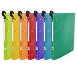Classeur Oxford school life up a4+ dos20 4anneaux rond polypro assorti