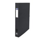 Boîte Oxford capacité standard osmose 24x32 dos 40mm avec bouton pression couverture polypro coloris assortis