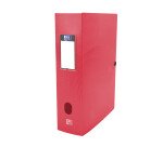 Boîte Oxford grande capacité osmose 24x32 dos 80mm avec bouton pression couverture polypro coloris assortis