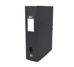 Boîte Oxford grande capacité osmose 24x32 dos 80mm avec bouton pression couverture polypro coloris assortis