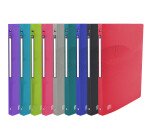 Classeur Oxford Osmose A4 dos 20mm 4 anneaux ronds couverture polypro coloris assortis