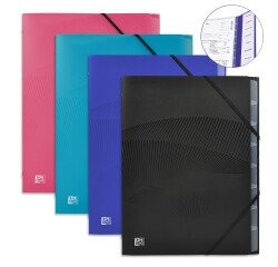 Trieur standard Oxford osmose a4 8 positions couverture polypro  assorti