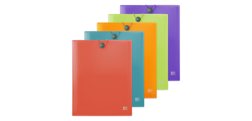 Trieur spécial sac à dos Oxford school life A4 6positions polypro translucide assorti