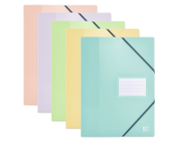 Protège-documents Oxford school life A4 40pochettes polypro opaque pastel assorti