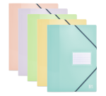 Protège-documents Oxford school life A4 80pochettes polypro opaque pastel assorti