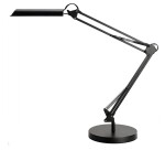 Lampe de bureau led Unilux swingo noir prise europe