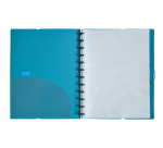 Protège-documents amovible Oxford for student A4 20pochettes zip elastique  assorti