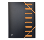 Trieur extensible Oxford for student a4 8positions polypro opaque  assorti