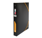 Classeur a rabat Oxford for student a4+ dos40 4anneaux rond polypro opaque assorti