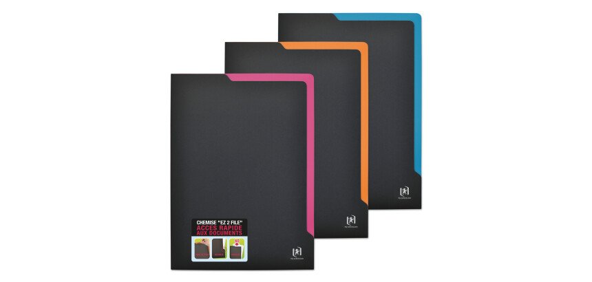 Chemise Oxford for student a4 polypro opaque 4/10ème assorti