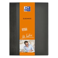 Protège-documents Oxford elegance a4 100 vues / 50 pochettes couverture pvc noir