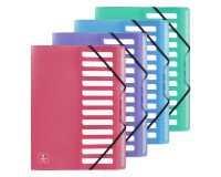 Trieur standard Oxford 2nd life a4 12 positions couverture polypro assorti