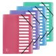Trieur standard Oxford 2nd life a4 12 positions couverture polypro assorti