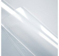 Pochettes perforées Oxford A4 polypropylène lisse 14/100e grande capacité - Sachet de 10