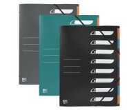 Trieur standard Oxford a4 8 positions couverture polypro assorti