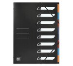 Trieur standard Oxford a4 8 positions couverture polypro assorti