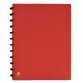 Protège-documents Oxford variozip memphis a4 60 vues / 30 pochettes amovibles couverture polypro rouge