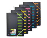 Trieur extensible Oxford for student a4 8positions polypro opaque  assorti