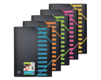 Trieur extensible Oxford for student a4 12positions polypro opaque assorti