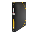 Classeur a rabat Oxford for student a4+ dos40 4anneaux rond polypro opaque assorti