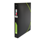 Classeur a rabat Oxford for student a4+ dos40 4anneaux rond polypro opaque assorti